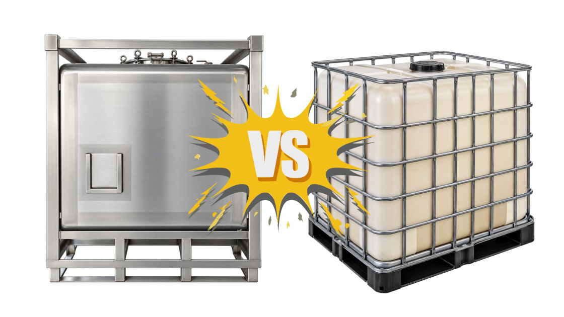Stainless Steel IBC Tank vs Plastic IBC Tank: Mana yang Cocok Untuk Aplikasi Industri Anda? 