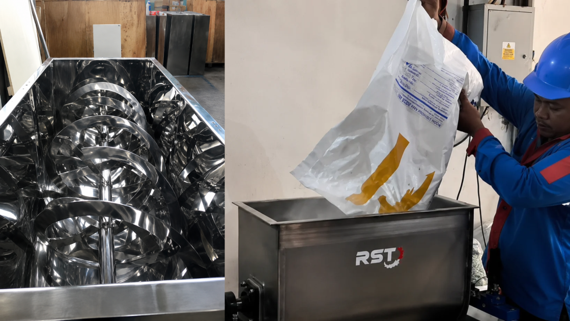 Apa Itu Ribbon Mixer? Prinsip Kerja, Komponen, dan Fungsinya