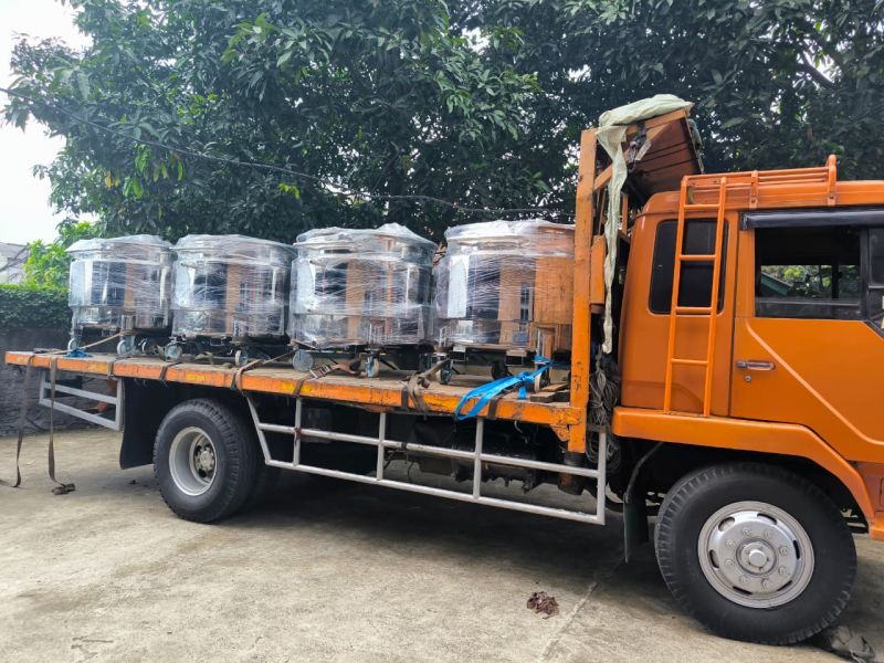 Project Update: 1200L Double Jacket Tank (SUS 304 Mirror Finish) Delivered To Paint Manufacturer